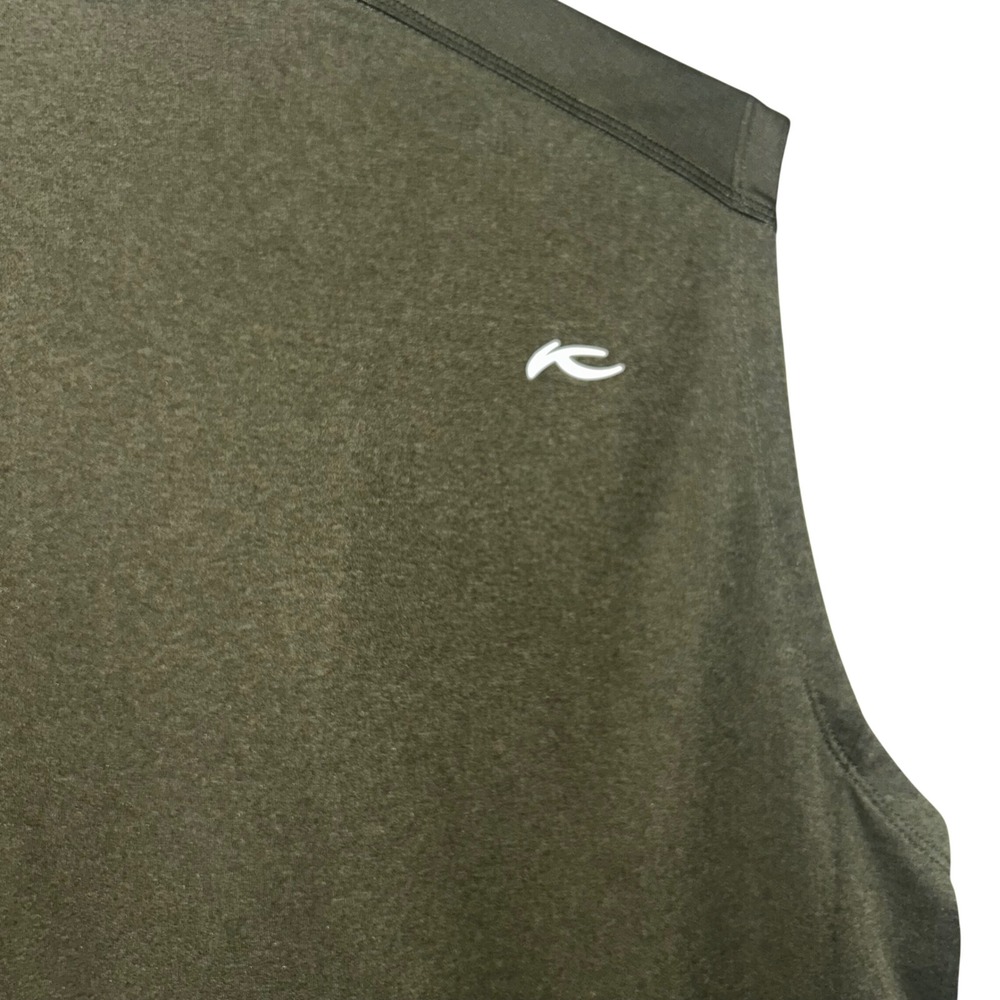 KJUS Westport Vest Men's 50/M Dark Olive Full Zip Stretch UPF 50 + Windproof - Picture 7 of 7